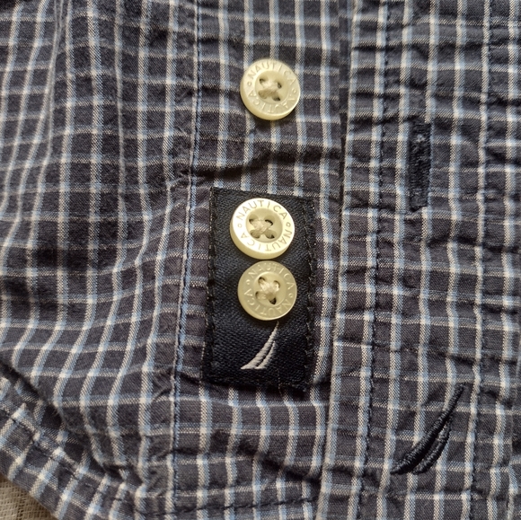 Nautica Plaid Button-Up Shirt - Picture 5 of 8